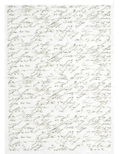 Papel de arroz -  letras - 21x29