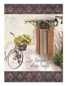 Papel de arroz -  Café Parisino - 21x29