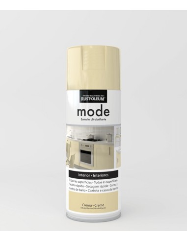 Pintura en spray Mode Rust-Oleum Crema