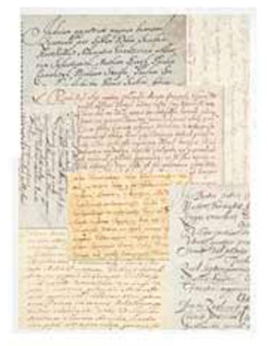 Papel de arroz Cartas de colores