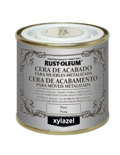 Cera acabado metalizado plata para muebles Chalky Finish