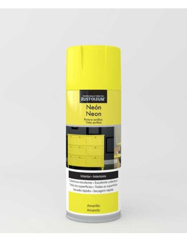 Amarillo - Pintura en spray Neón Rust-Oleum Xylazel