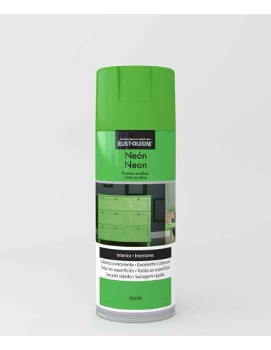 Verde - Pintura en spray Neón Rust-Oleum Xylazel