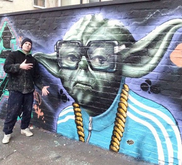 Graffiti guerra galaxias