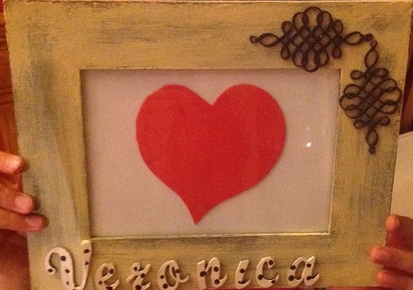 Marco pintado con Chalky Finish