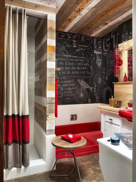 baño de Hollywood Hills. Vía Brian Patrick Flynn