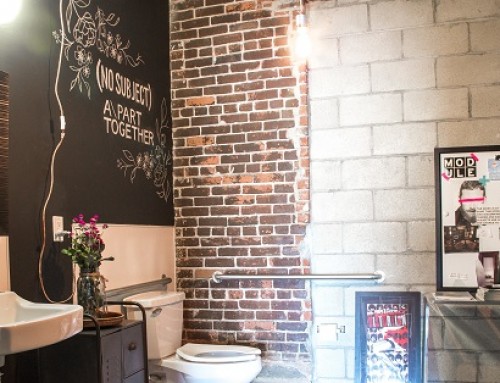 10 cuartos de baño decorados con pintura pizarra