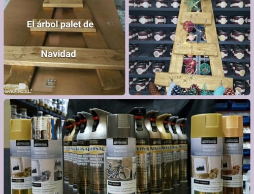 «El árbol palet de Navidad»