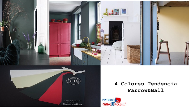 4 Colores Tendencia Farrow$Ball