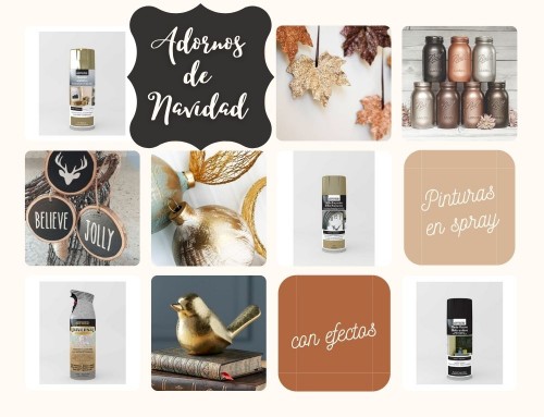 4 pinturas en spray ideales para pequeños proyectos de Navidad