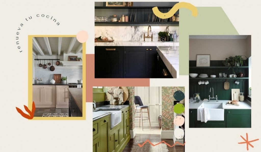 Ideas para renovar tu cocina con pintura para muebles