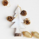 Decoración rústica de Navidad.