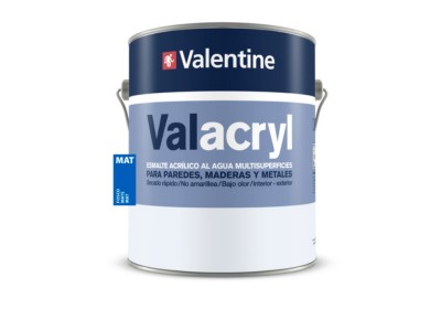 Esmalte al agua lavable de Valentine.