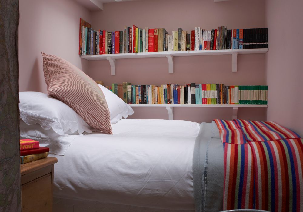 Colores relajantes para dormtiorios de adultos en tonos pastel.