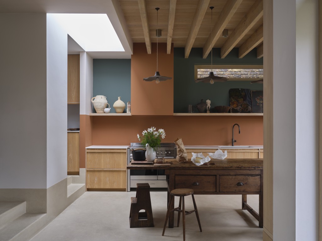 Cocina en colores marmelo, scallop, douter